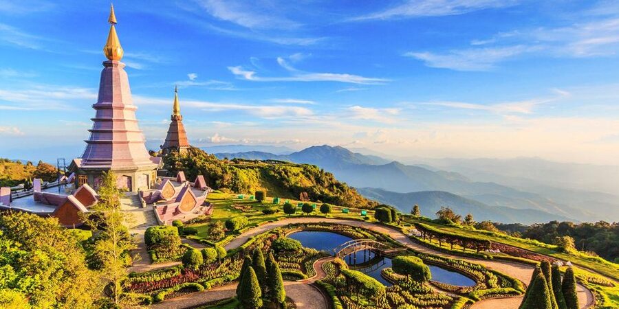 Chiang Mai: Doi Inthanon, Waterfalls, & Tribal Villages Tour - The King and Queen Pagodas
