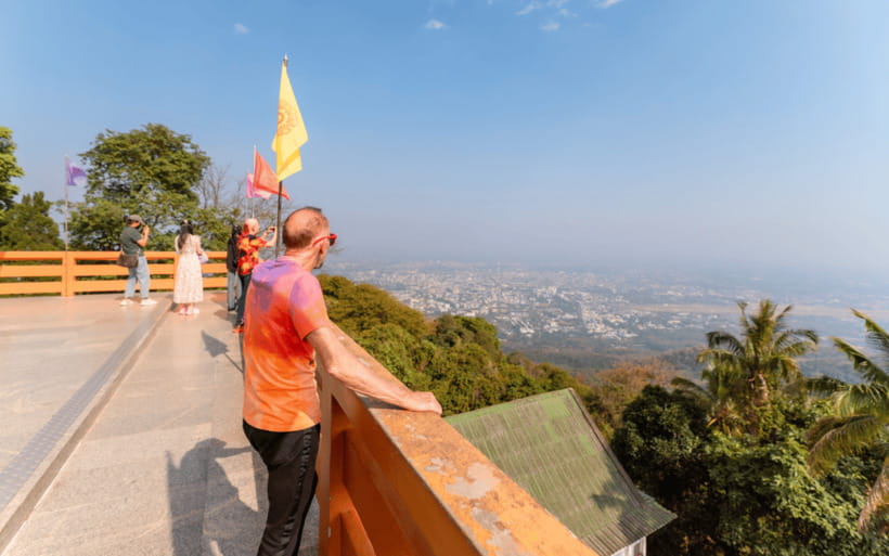 Chiang Mai: Doi Suthep Temple and Waterfall by Songtaew Trio - Huay Kaew Waterfall: a short green pause