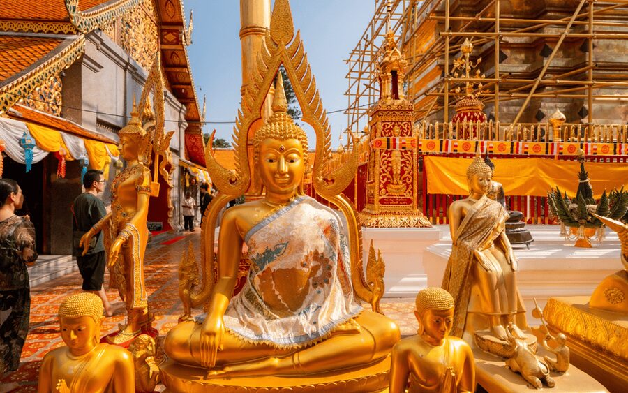 Chiang Mai: Doi Suthep Temple and Waterfall by Songtaew Trio - How to prepare for the ride and temples