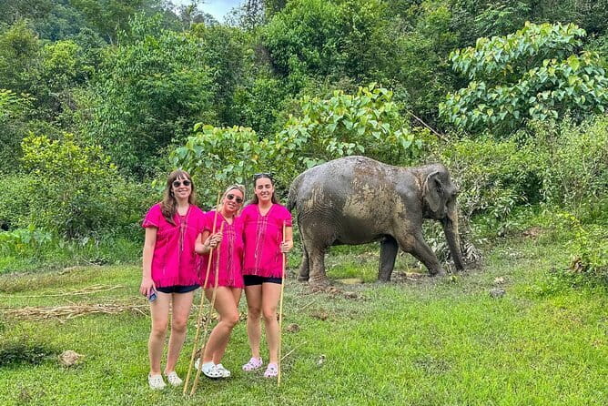 Chiang Mai Elephant Sanctuary Observation and Bamboo Rafting - The Wang River by bamboo raft