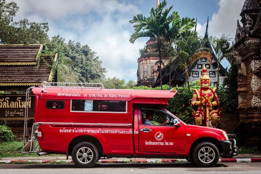 Chiang Mai: Food Tour by Songtheaw Truck with 15+ Tastings - Five food stops, then a market finish