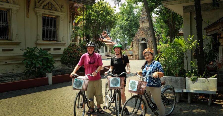 Chiang Mai: Half-Day Old Town Cycling Tour - Old-town lanes, temples, and ancient buildings