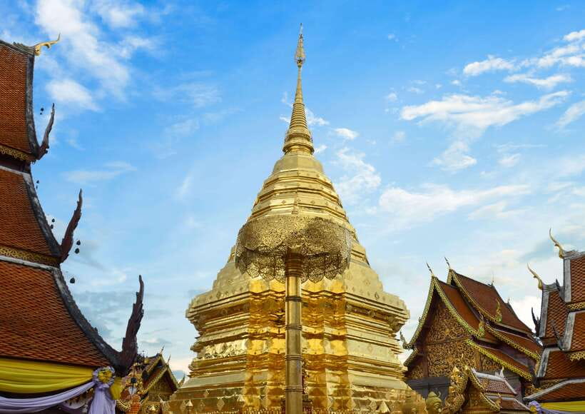 Chiang Mai: Hike on Monk’s Trail and Doi Suthep Private Tour - Wat Pha Lat, the quiet pause on Doi Suthep