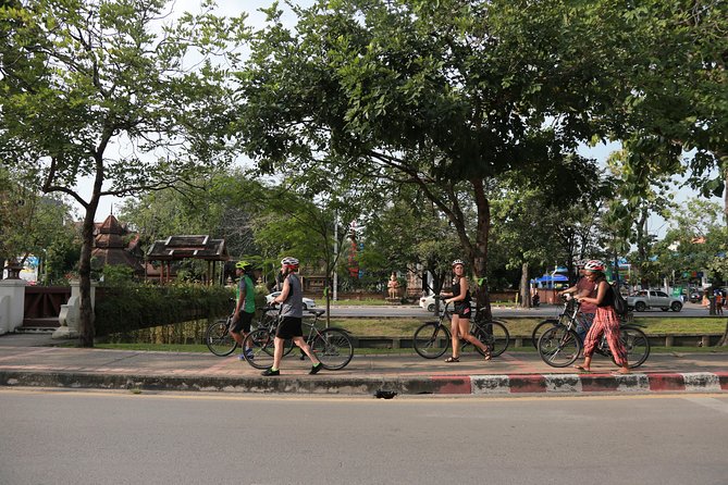 Chiang Mai Night Bike Tour - Three Kings Monument and Wat Intakhin