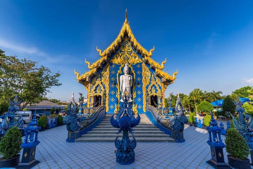 Chiang Mai to Chiang Rai: 3 Temples & Hot Springs & Pickup - Wat Rong Khun, the White Temple
