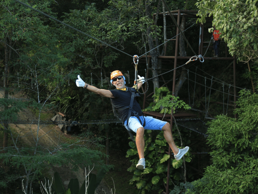 Chiang Mai: Zipline adventure with lunch & city hotel pickup - Pickup from Chiang Mai and the four-hour schedule