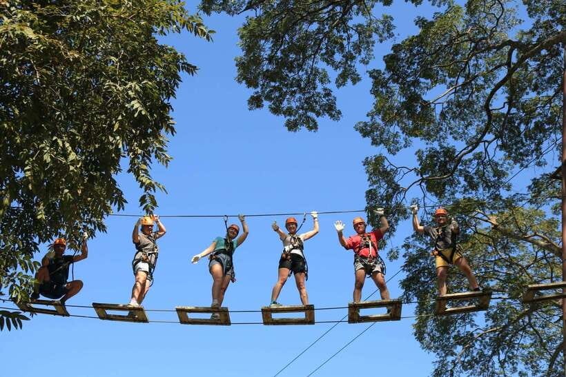 Chiang Mai: Zipline & High Rope Park with Lunch & Transfer - Choosing between 10 and 24 zipline challenges