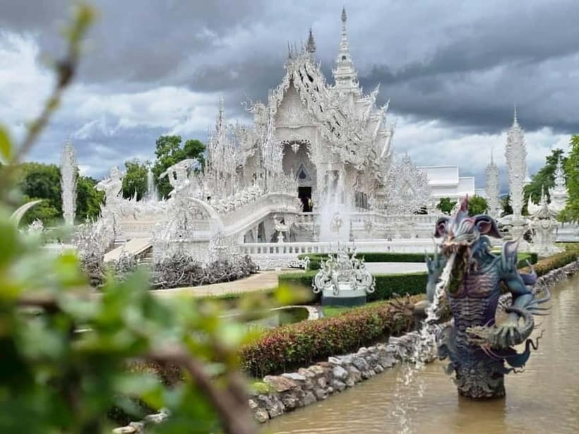 Chiang Rai: Private Tour with Driver and Custom Itinerary - Climbing inside the Guan Yin statue at Huay Pla Kang