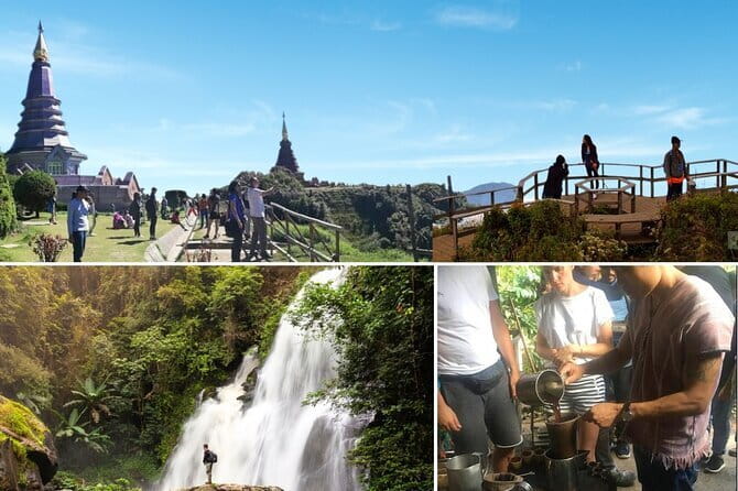 ChiangMai 1DayTour:Elephant Sanctuary,king&queen pagoda,waterfall - What the $123.49 price gets you