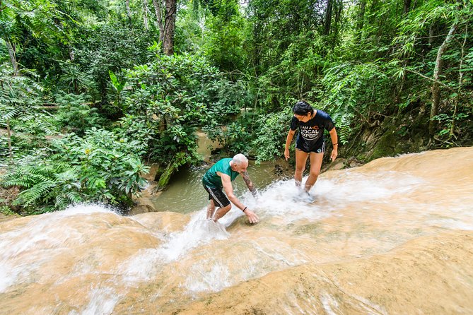 Climb Sticky Waterfall Like a Spiderman - The unusual grip of Bua Thong Waterfalls