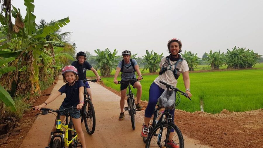 Cycling Sukhothai Full Day Countryside Tour - An 8:00 start beside canals and rice fields