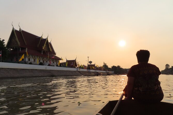 Discover Ayutthaya at Sunset: Historic Temples & River Cruise - Wat Chaiwatthanaram at the edge of the river