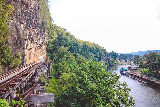 Erawan Waterfall and Elephant Care: Private Tour to Kanchanabur - Crossing the River Khwae Bridge