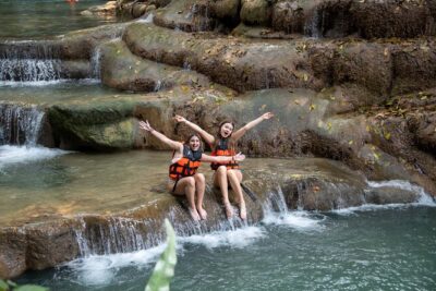 Erawan Waterfalls and Bridge Over River Kwai Tour from Bangkok