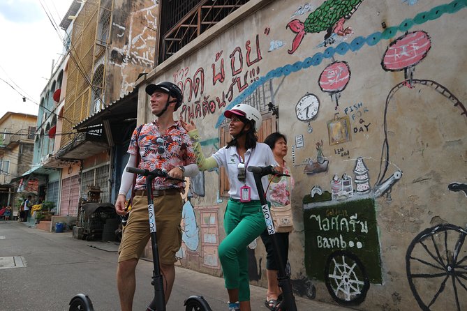 Explore Bangkok by E-Scooter & Try Street Food - Starting at Jamming Thailand and learning the scooter