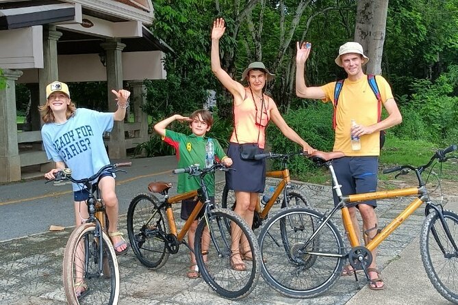 Family Bicycle Tour in the Green Oasis of Bangkok on Bamboo bikes - Lunch, drinks, and the value of the $60.12 price