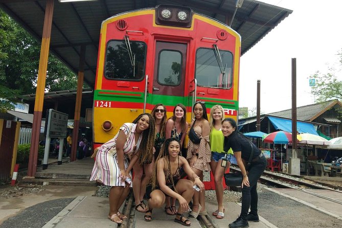 Floating and Railway Market (Optional Waterfall): Private Tour - Maeklong Railway Market and the train passage