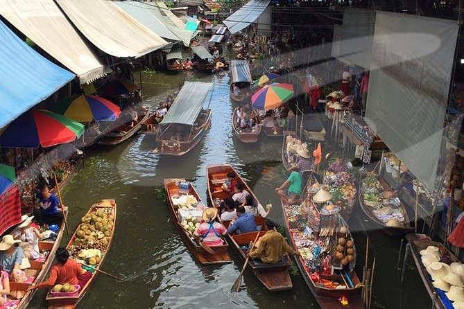 Floating Markets and Bridge on River Kwai Tour from Bangkok - Coconut sugar, candy, and a commercial first stop