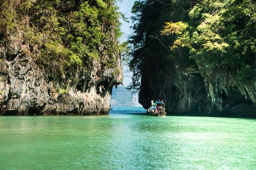 From Ao Nang Hong Island Longtail Cruise with Sunset Dinner - Hong Island: beach time, snorkeling, and the high view