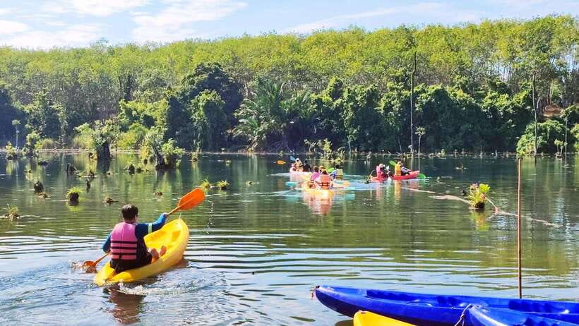 From Ao Nang: Kayaking at Klong Rud with Hotel Transfers - Klong Nam Sai and the swimming stop