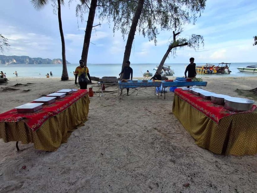 From Aonang: 4 Islands one day tour with Lunch - What the $35 price includes, and what it does not