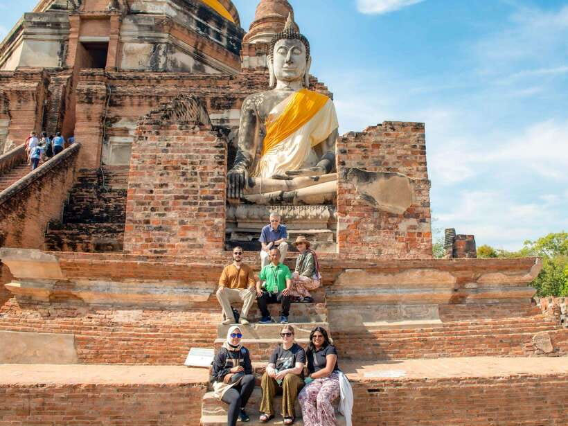 From Bangkok: Ayutthaya Historical Park Guided Day Trip - Lunch by the river, with room for local choices