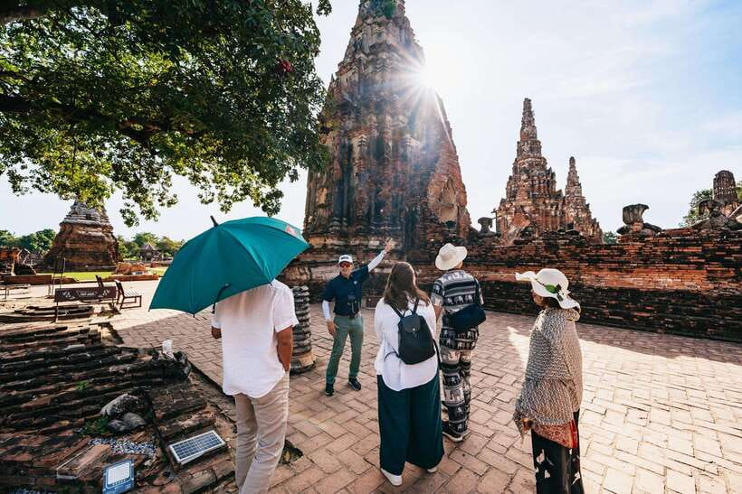 From Bangkok: Ayutthaya Temples Guided Tour with Lunch - Wat Mahathat and the Buddha in the Bodhi roots