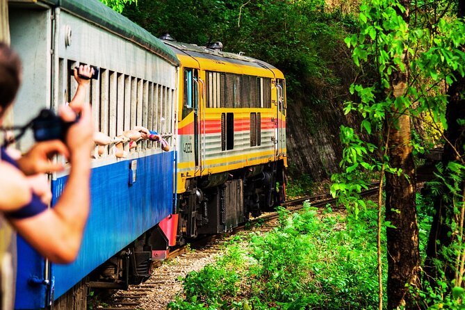 From Bangkok: Death Railway & Hellfire Pass Tour with Lunch - The Death Railway train from Nam Tok