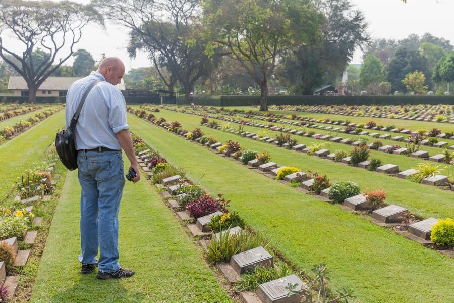 From Bangkok: Historical Day Tour to River Kwai - Paying respects at Kanchanaburi War Cemetery