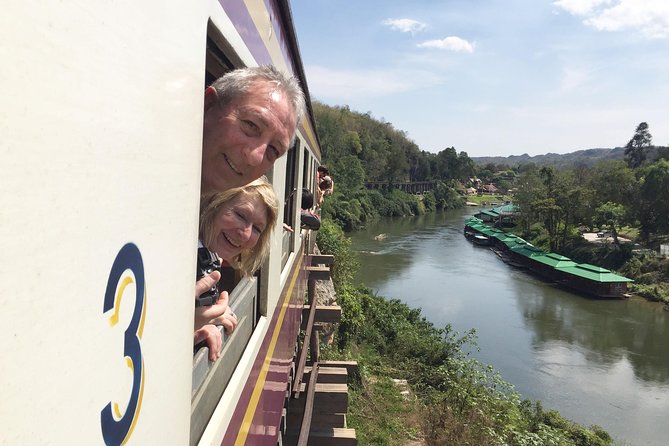 From Bangkok : Kanchanaburi Tour with Floating market Visit - Maeklong Market and the train that cuts through it