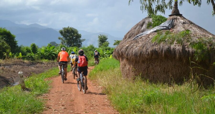 From Chiang Mai: Mae Taeng Valley and Waterfalls Cycle Tour - Buatong Sticky Waterfalls after the ride