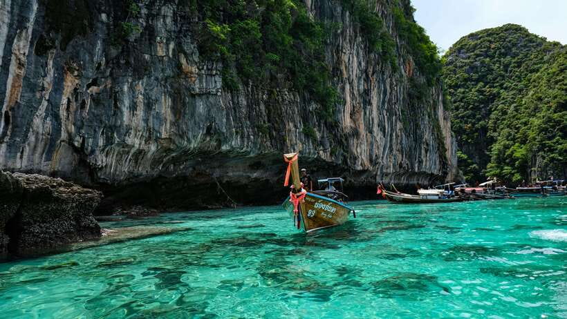 From Phi Phi: Full Day 7 Island Tour by Longtail with Sunset - 10:30 AM at Tonsai Bay: getting started
