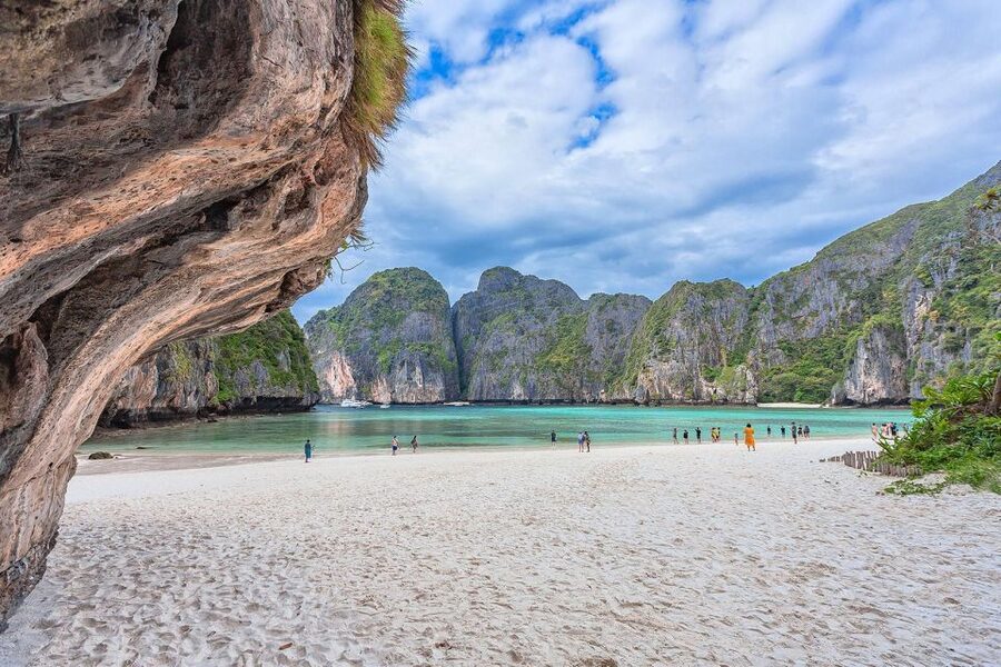 From Phi Phi: Full Day Snorkeling Trip by Longtail Boat - Monkey Beach starts the day with wildlife