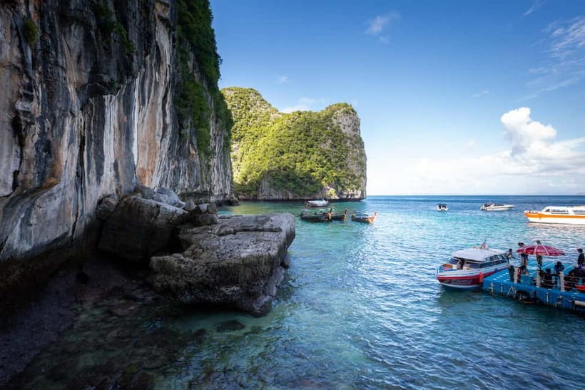 From Phi Phi: Half Day Longtail Boat Tour to Maya Bay - Sunset and glowing plankton on the 2 PM trip