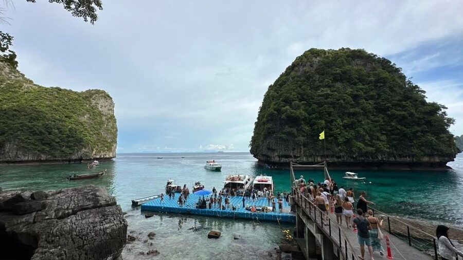 From Phi Phi: Half-Day Longtail Boat Tour with Snorkeling - Viking Cave from the Water