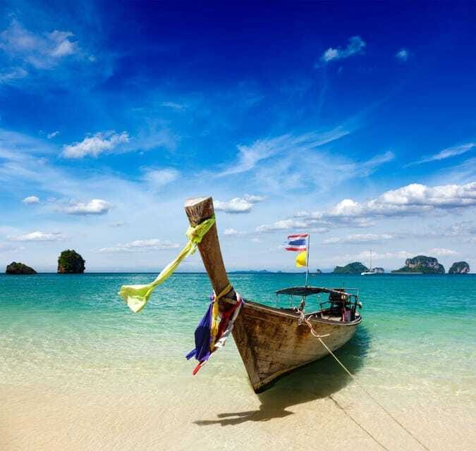 From Phi Phi islands: Phi Phi, Maya Area by longtail Boat - Viking Cave is best seen from the water