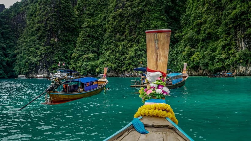 From Phi Phi: Maya Bay HalfDay Longtail Boat with Snorkeling - Loh Samah Bay and the route to Maya Bay