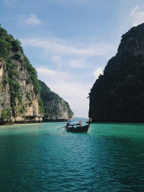 From Phi Phi: Maya Bay HalfDay Longtail Boat with Snorkeling - Maya Bay gives you the longest stop