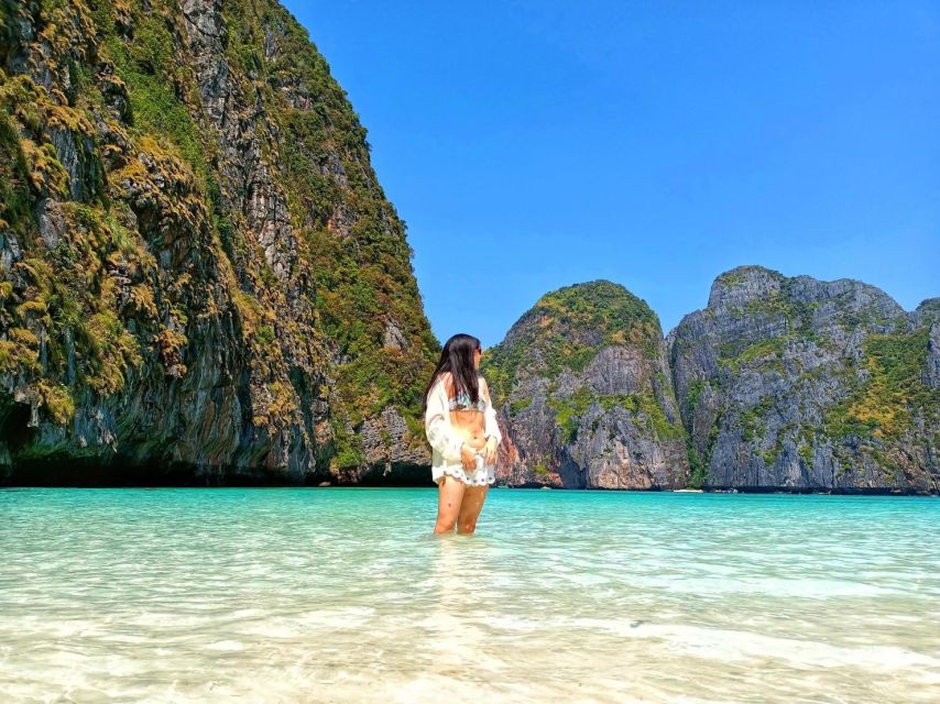 From Phi Phi: Sunrise Maya Bay, Pileh Lagoon Speedboat Tour - Loh Samah Bay adds another cliff-lined view