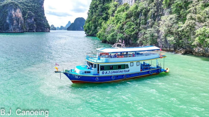From Phuket : James Bond Island by Bigboat & Canoe Adventure - Panak Island and the first canoe ride