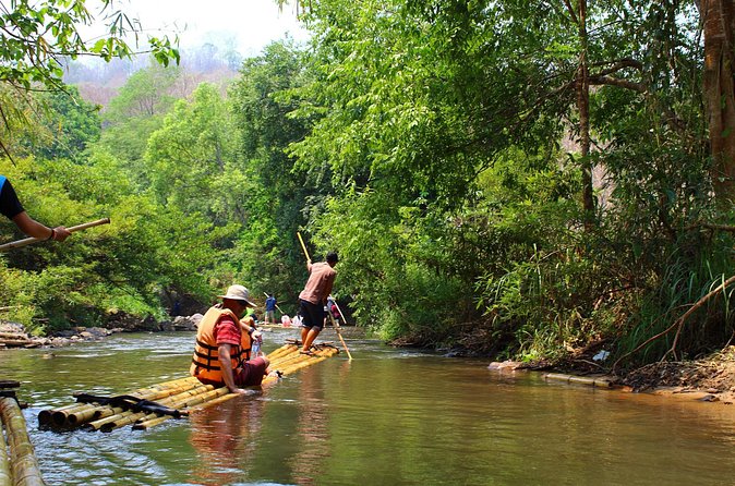 Full Day Chauffeur Driven Tuk Tuk Adventure in Chiang Mai including rafting - Hiking through the forest to a waterfall