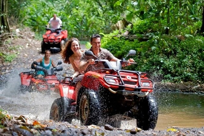 Full Day Chiang Mai Zipline Adventure, Rafting, ATV-ing, and Sticky Waterfall - Ziplining above the dam and forest