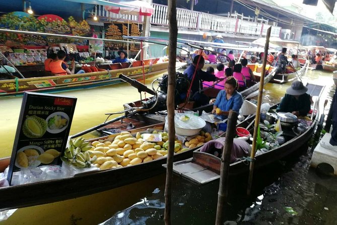 Full-Day Floating Market and Maeklong Railway Market Private Tour from Bangkok - A local lunch breaks up the sightseeing