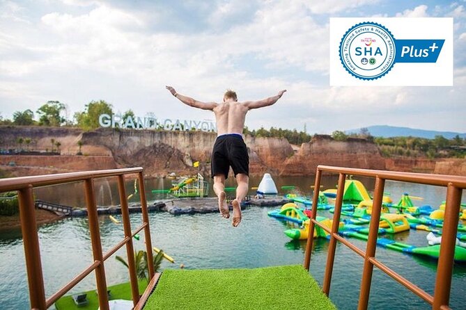 Grand Canyon Water Park Entry Pass - The floating obstacle course is the main event