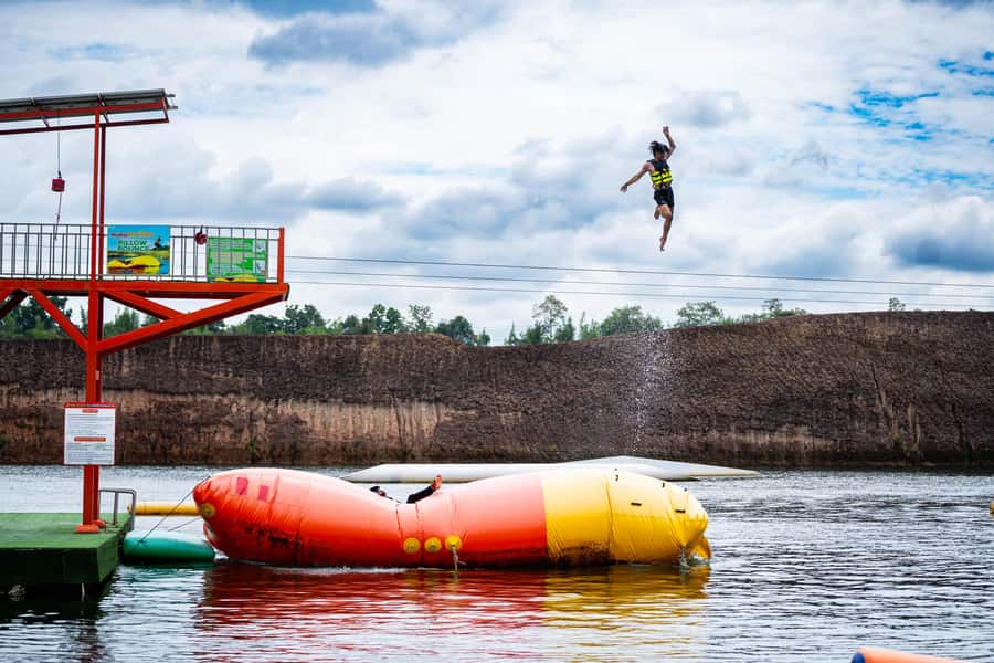 Grand Canyon Water Park Ticket - The floating aquapark and giant slides