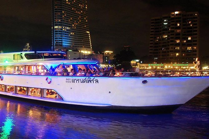 Grand Pearl Bangkok Dinner Cruise with & Hotel Transfer - A two-hour introduction to Bangkok by river
