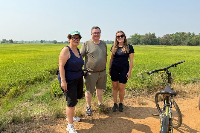 Half Day Countryside Cycling in Sukhothai - Dirt roads, rice fields, and seasonal work