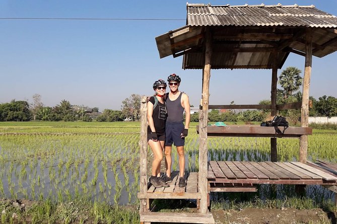 Half-day E-bike Countryside and rice paddies (flat land, GUIDED) - Wat Chang Nam and the less polished stops