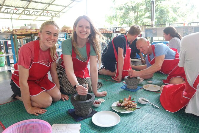 Half-Day Thai Cooking Class at Organic Farm in Chiang Mai - Sitting down to eat what you made