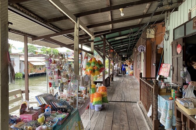 Hidden Bangkok: Local Canal & Artist Village by EV Boat - Wat Paknam’s giant Buddha and white pagoda